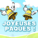 Les cloches vous souhaitent de "Joyeuses p�ques!"