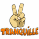 Doigts de la victoire "Tranquille!"