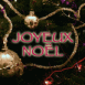 Sapin et boules avec mention "Joyeux Nol"