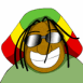 Rasta avec un poncho