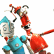 Robots le film: Rodney et Fender rigolant
